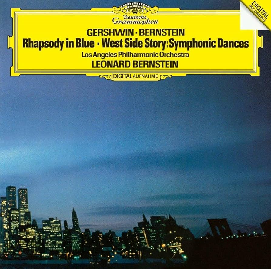【売約済】バーンスタイン／ラプソディー・イン・ブルー、他 Gershwin Rhapsody in Blue An American in Paris Bernstein
